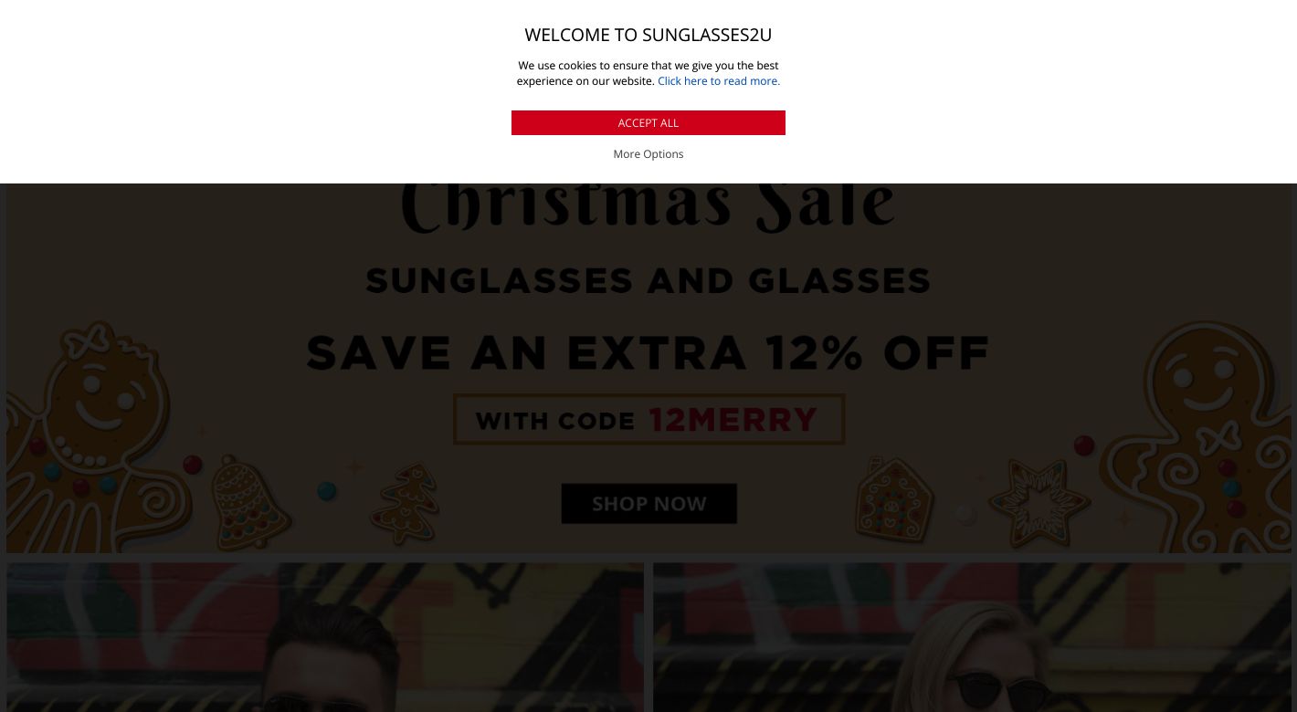 sunglasses2u Website