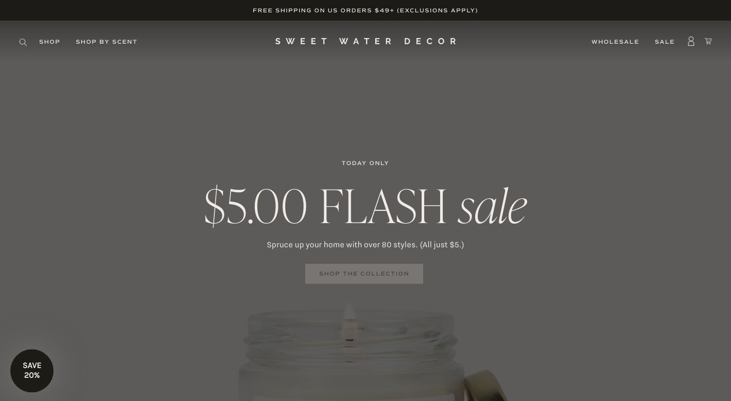 Sweet Water Decor Website