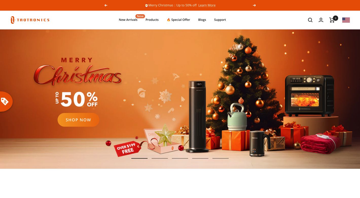 Taotronics Website