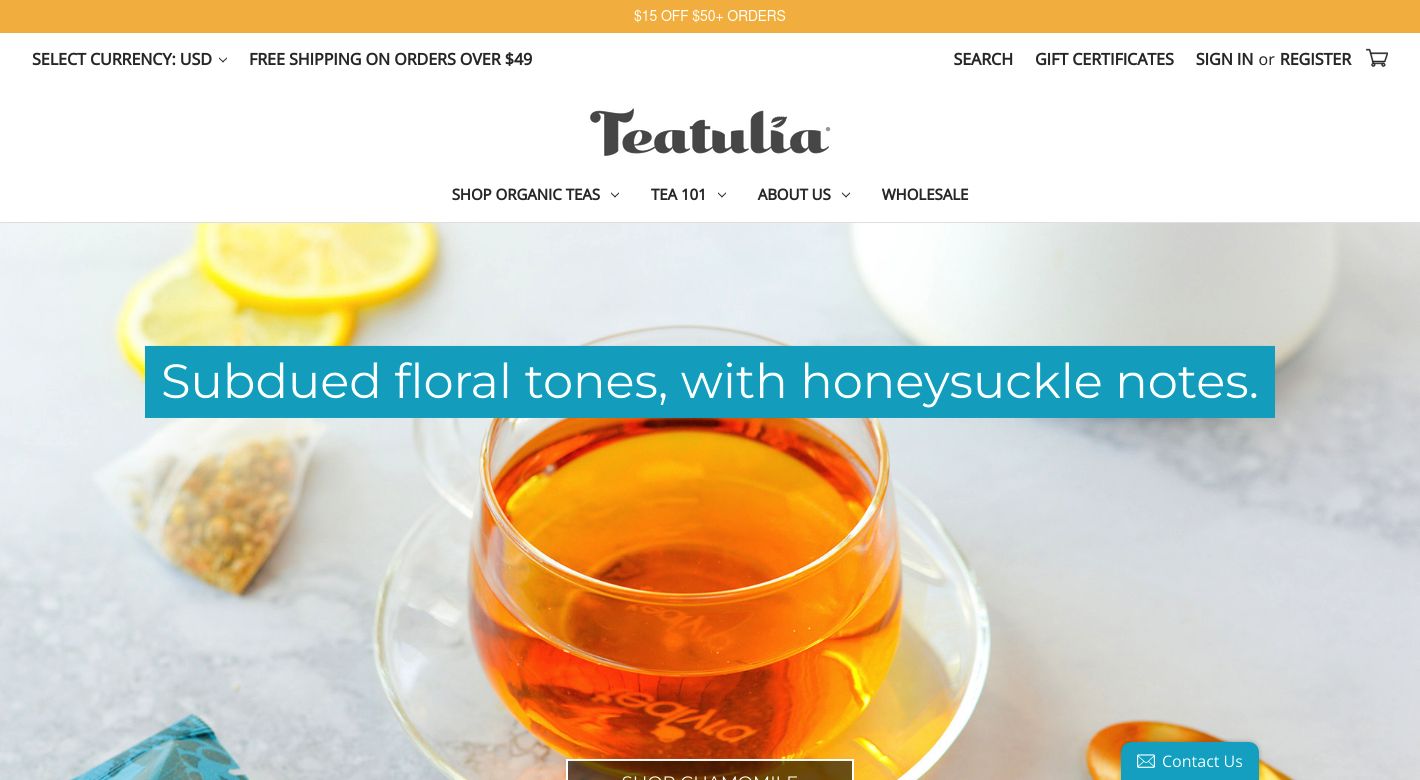 Teatulia Website