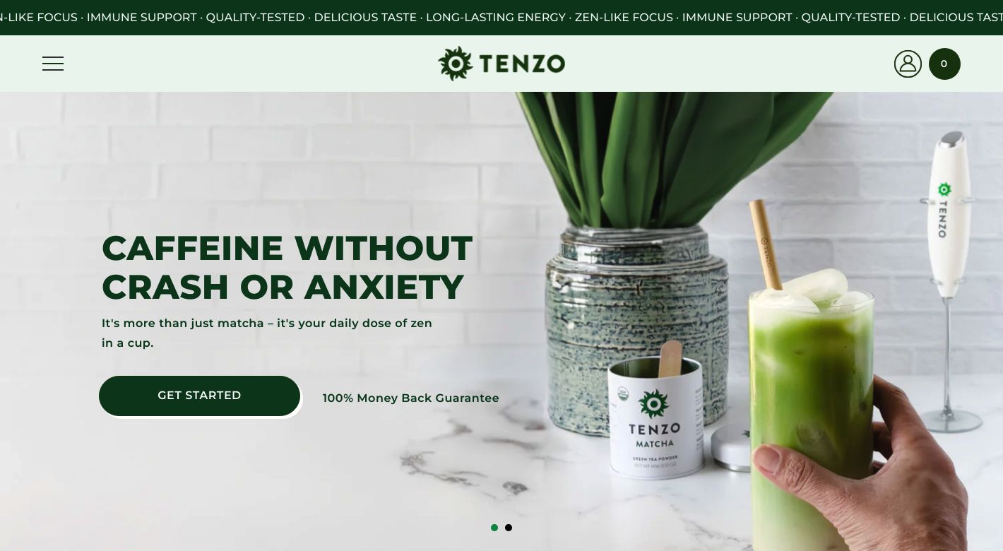 Tenzo Website