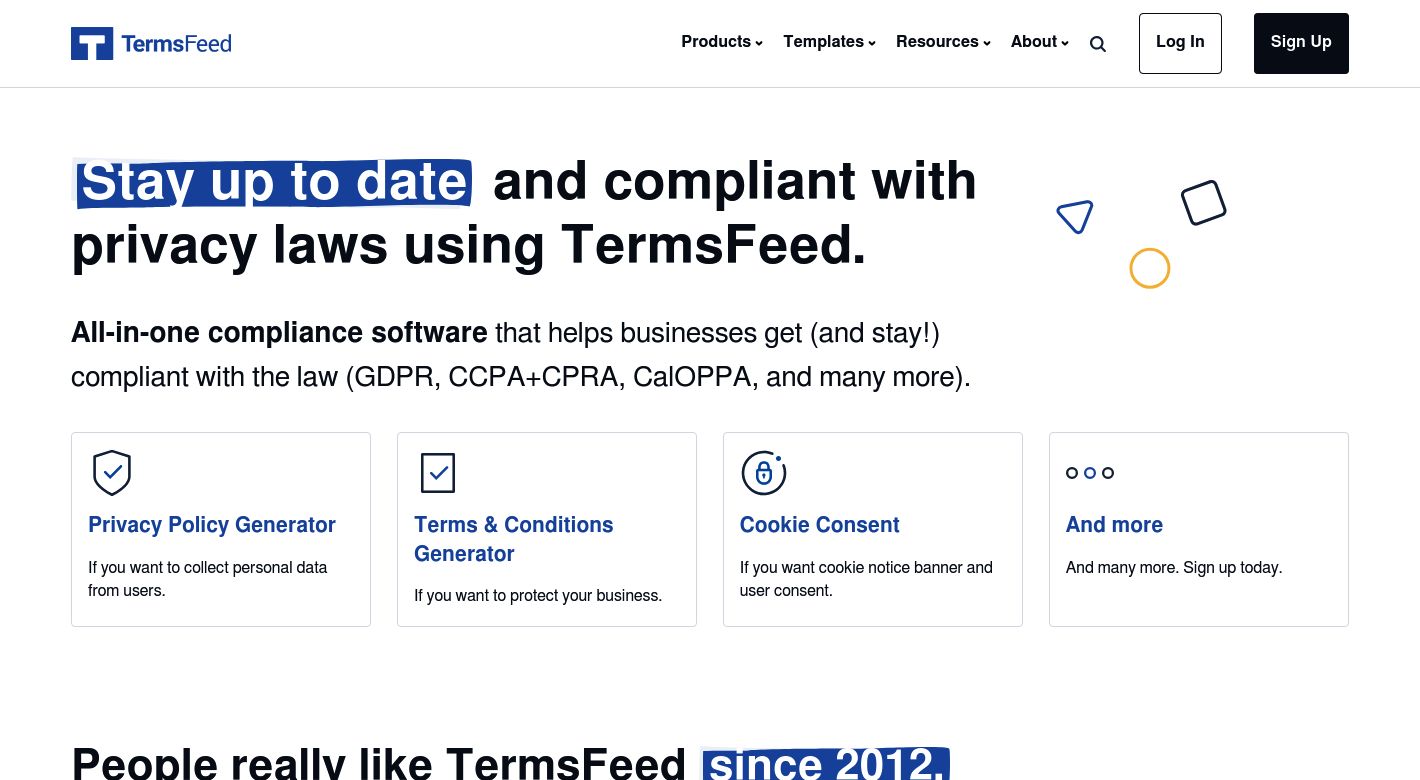 TermsFeed Website