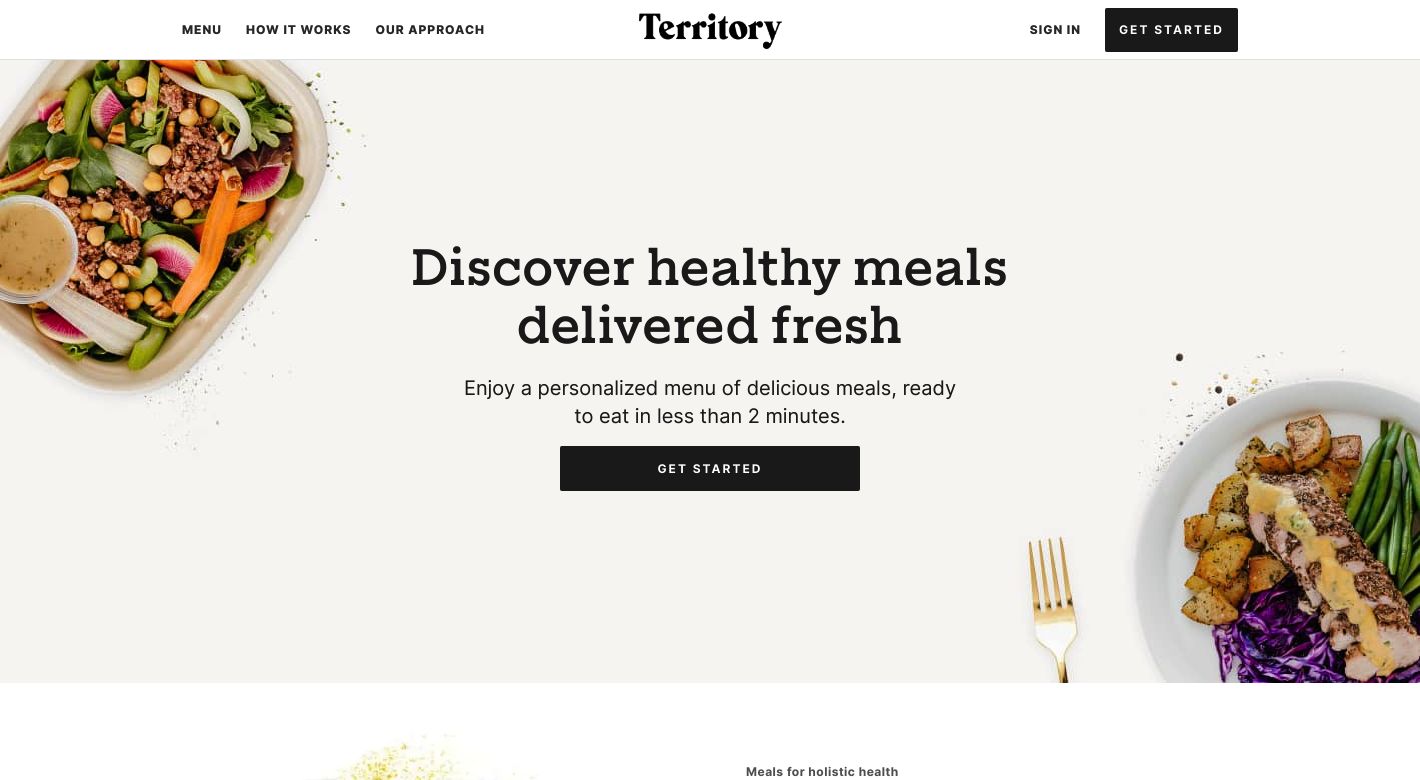 Territory Foods Website