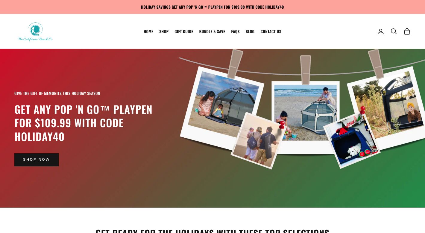 The California Beach Co. Website