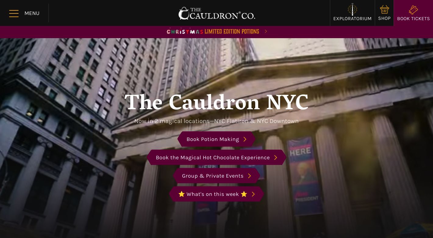 The Cauldron Co Website