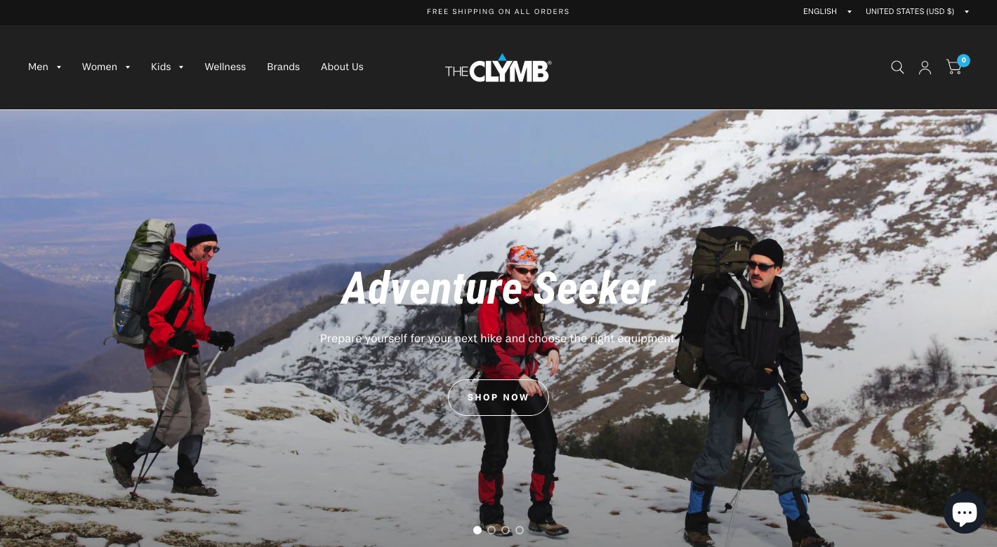 The Clymb Website