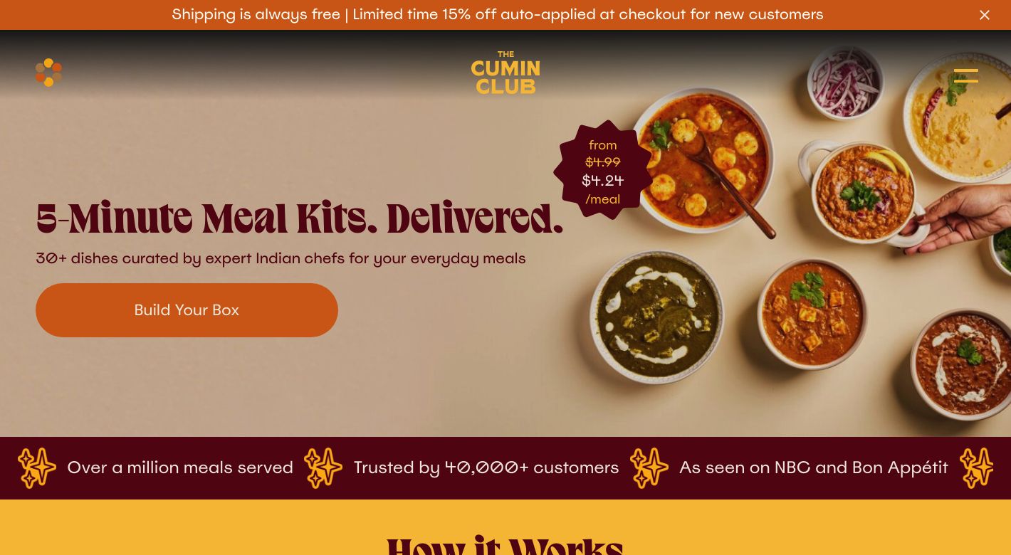 The Cumin Club Website