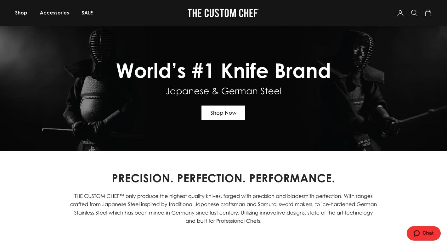 The Custom Chef Website