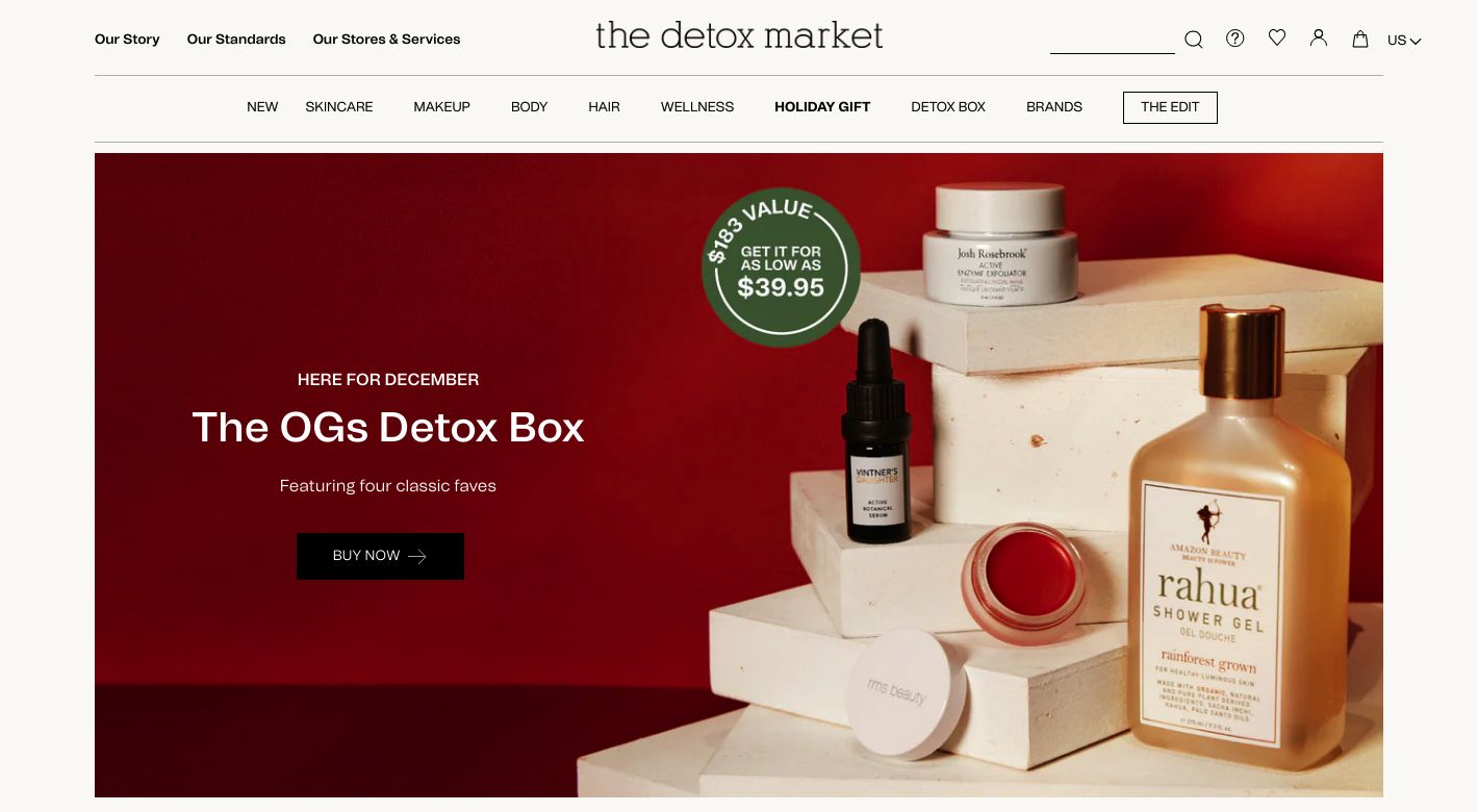 The Detox Market Website