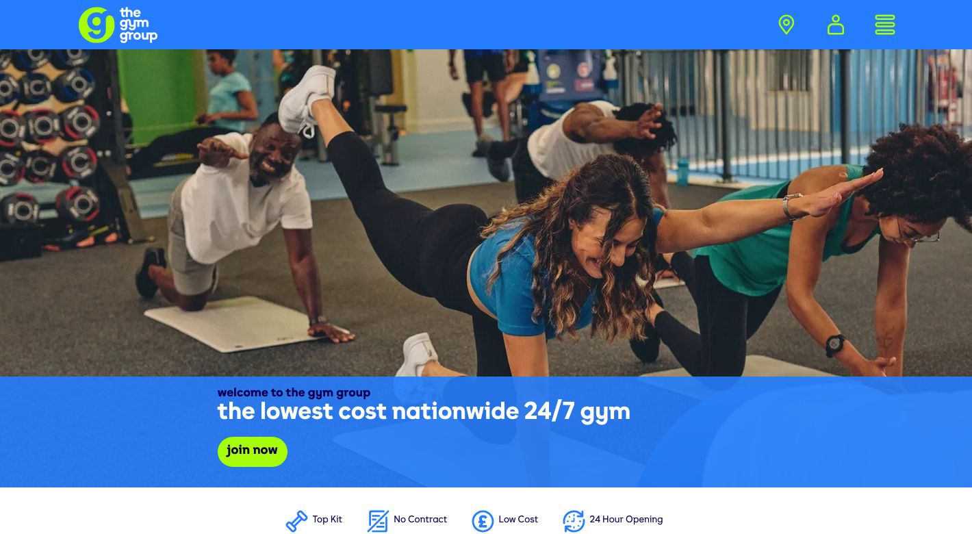 The Gym Group Website