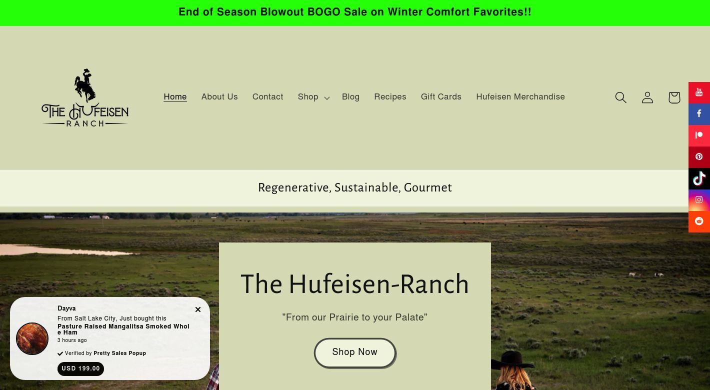 The Hufeisen-Ranch Website