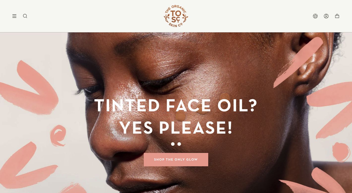 The Organic Skin Co. Website