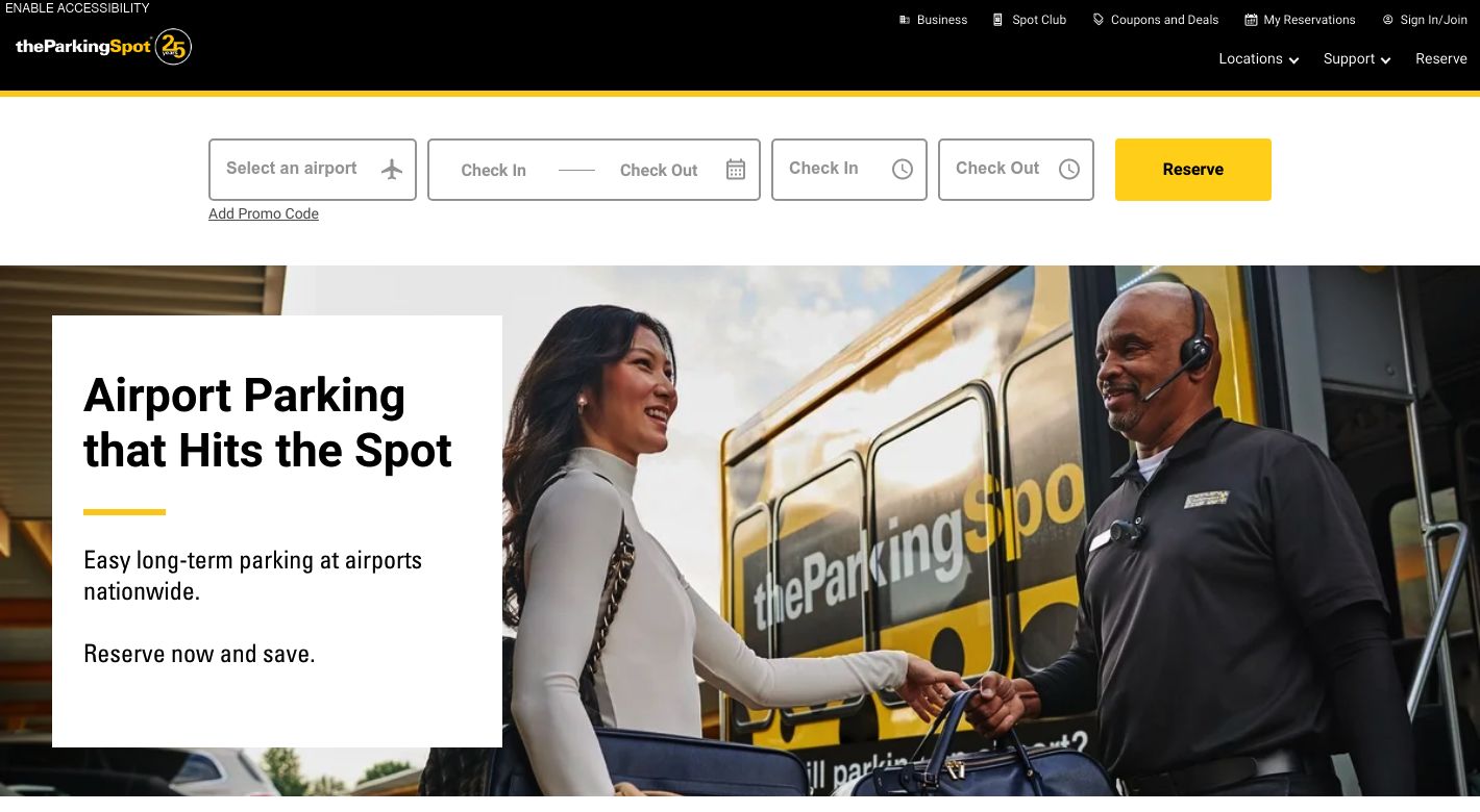 The Parking Spot Website