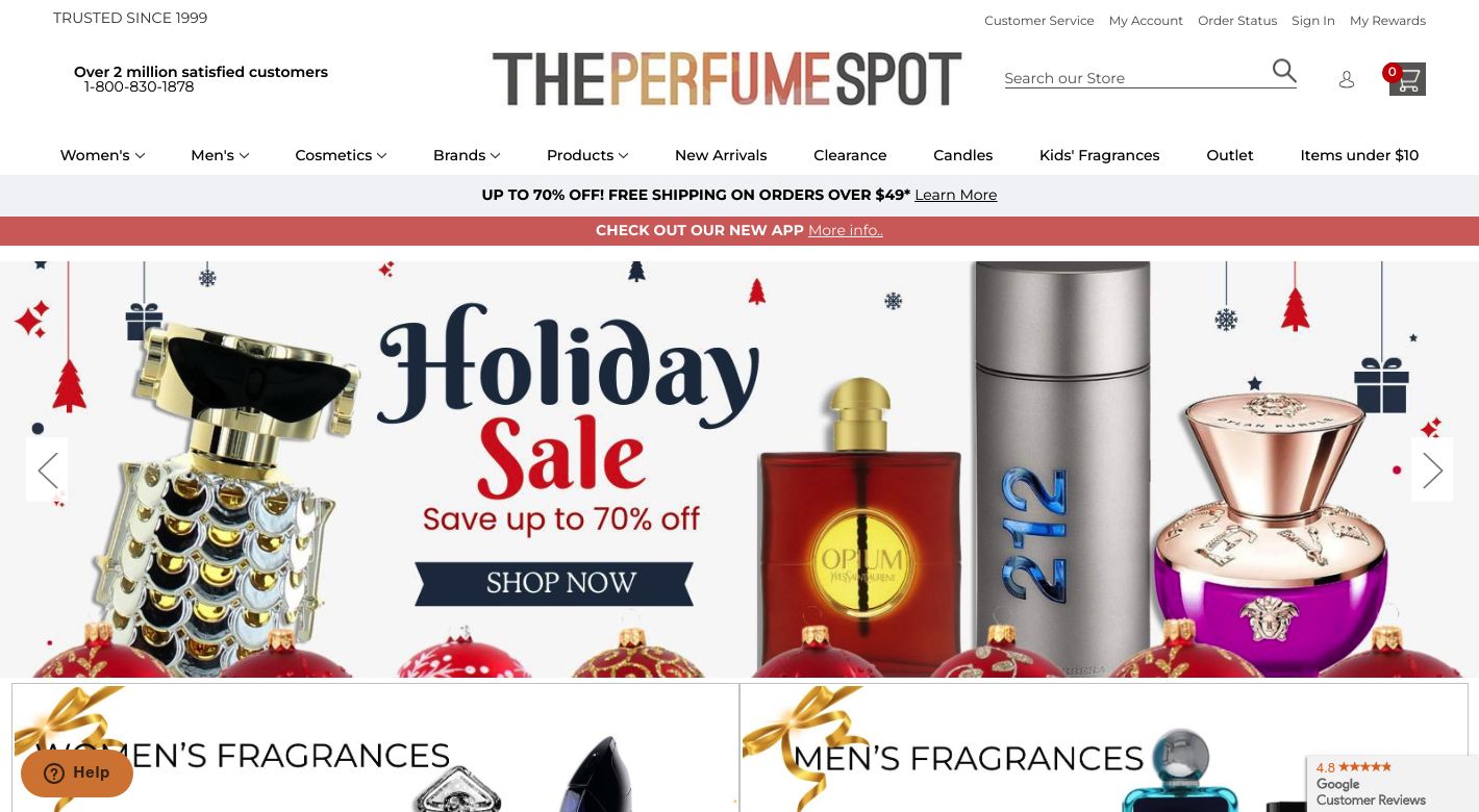 The Perfume Spot Website