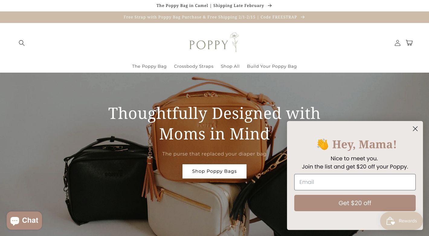 The Poppy Brand Website
