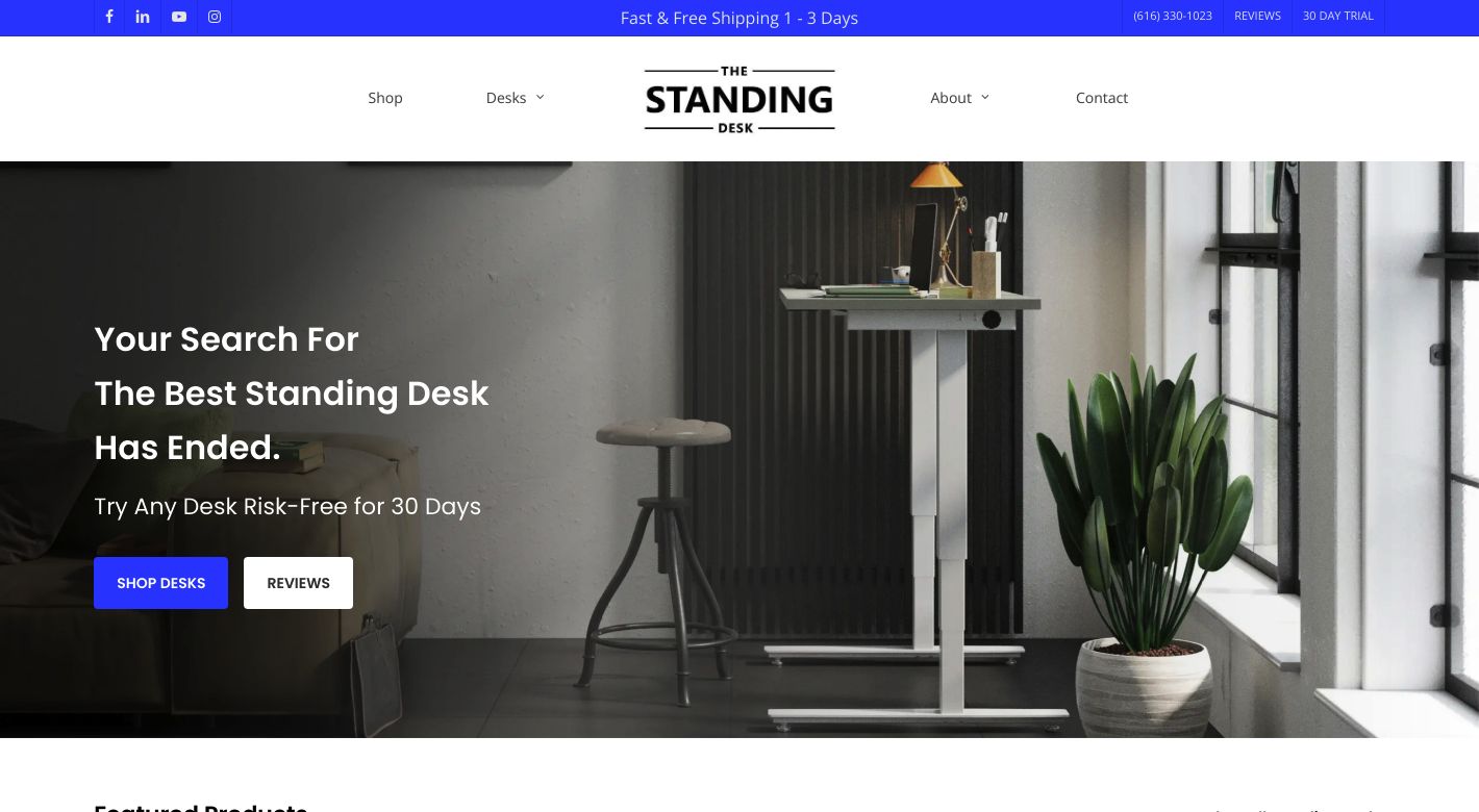 The Standing Desk Website