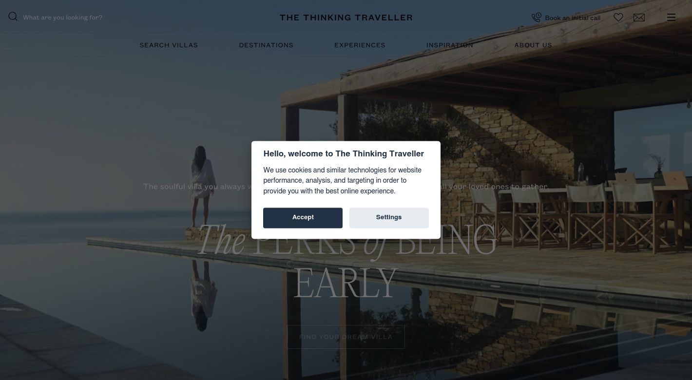 The Thinking Traveller Website