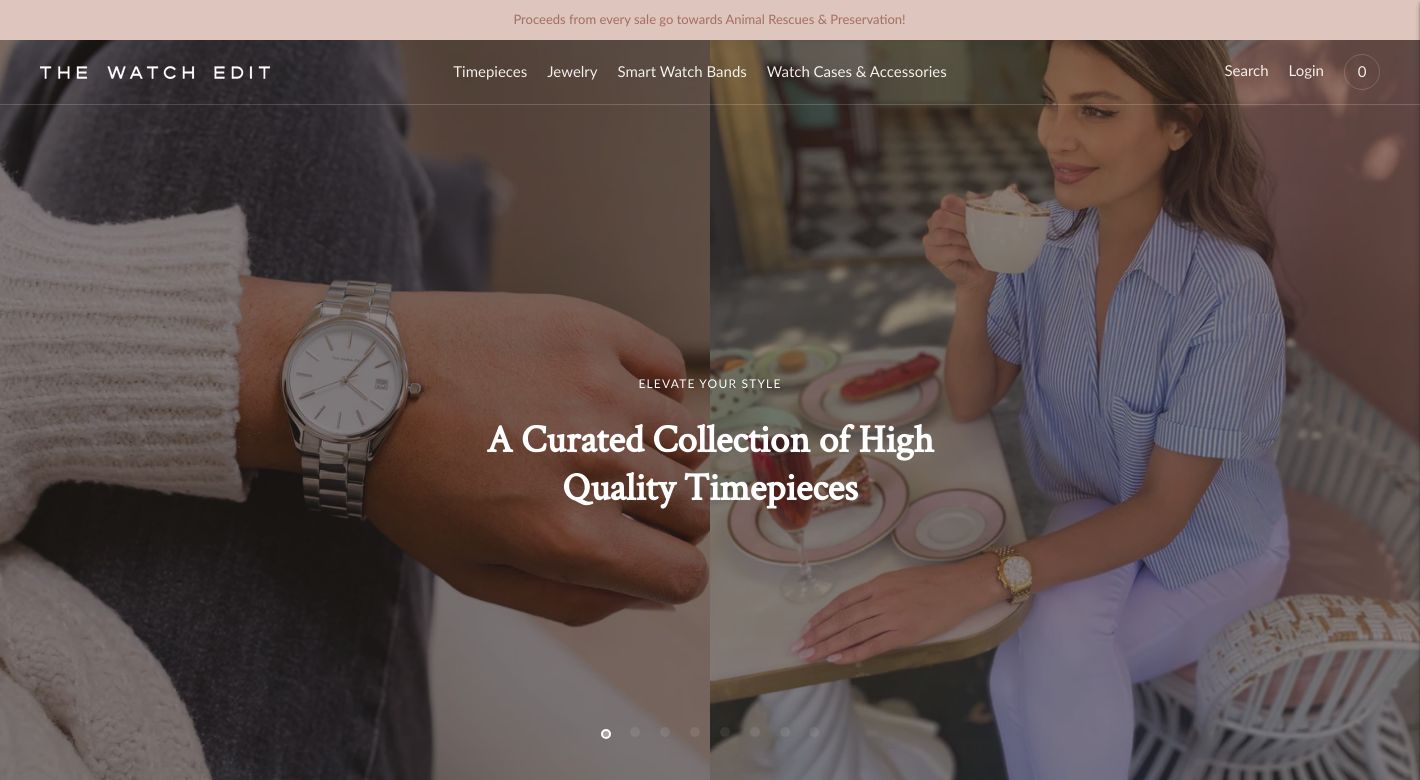 The Watch Edit Website