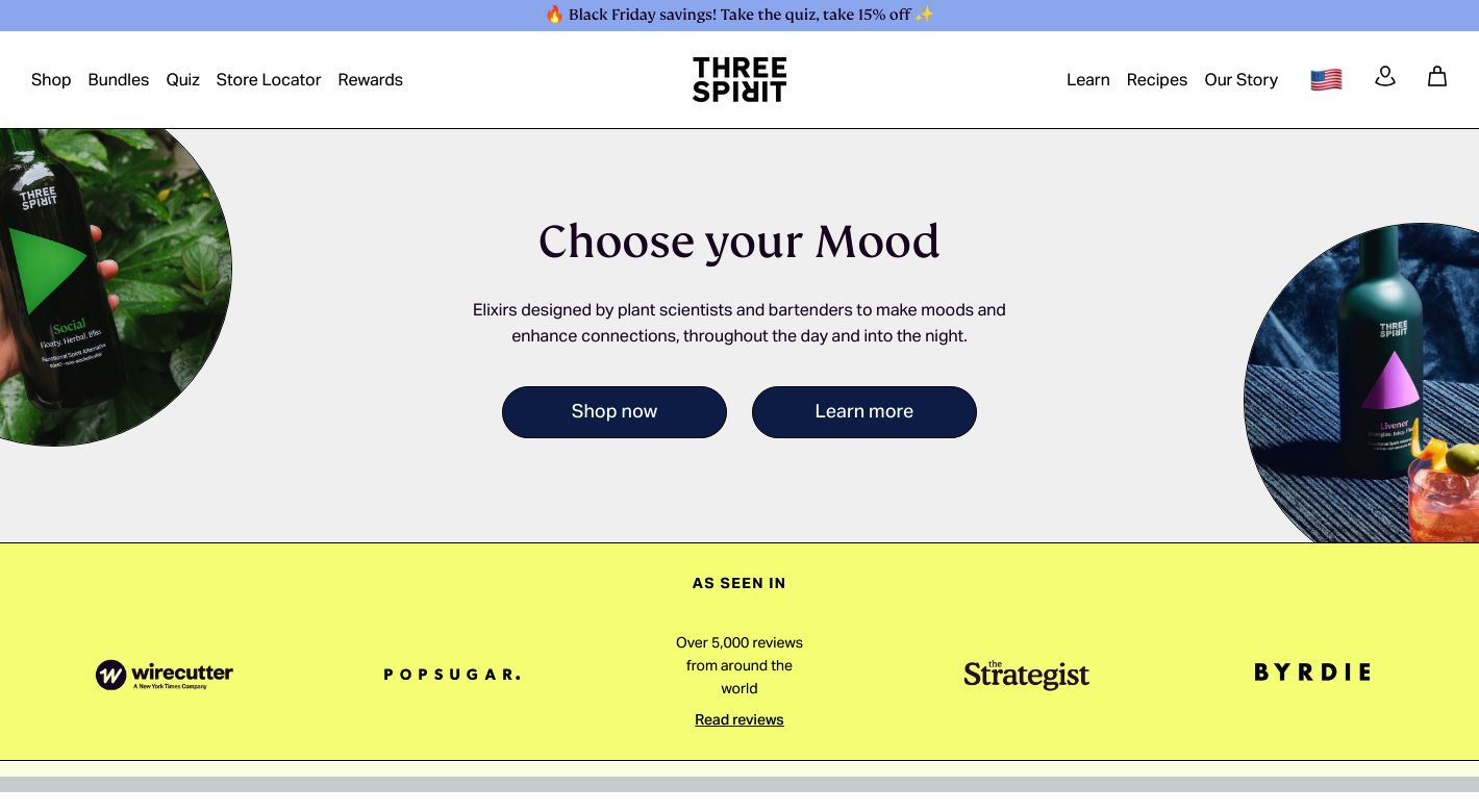 Three Spirit Website