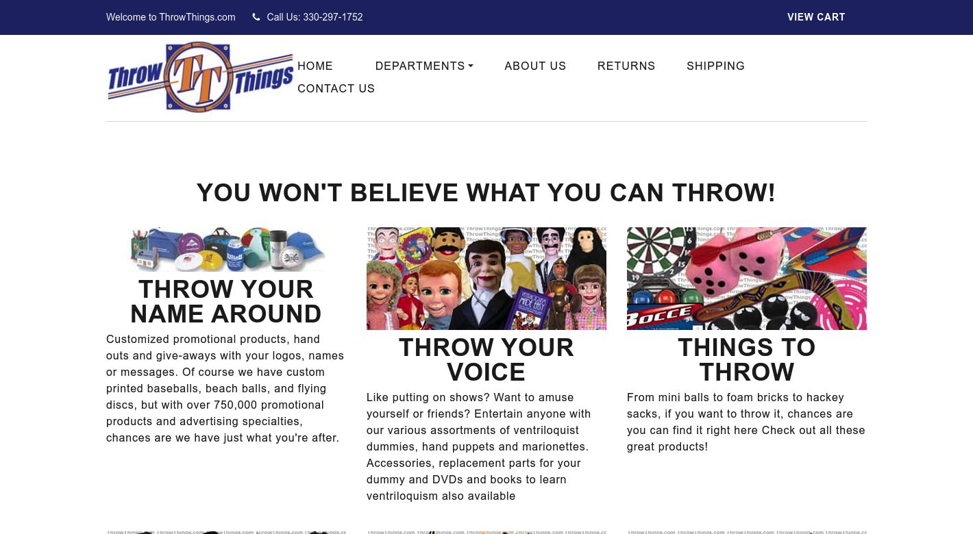 ThrowThings.com Website