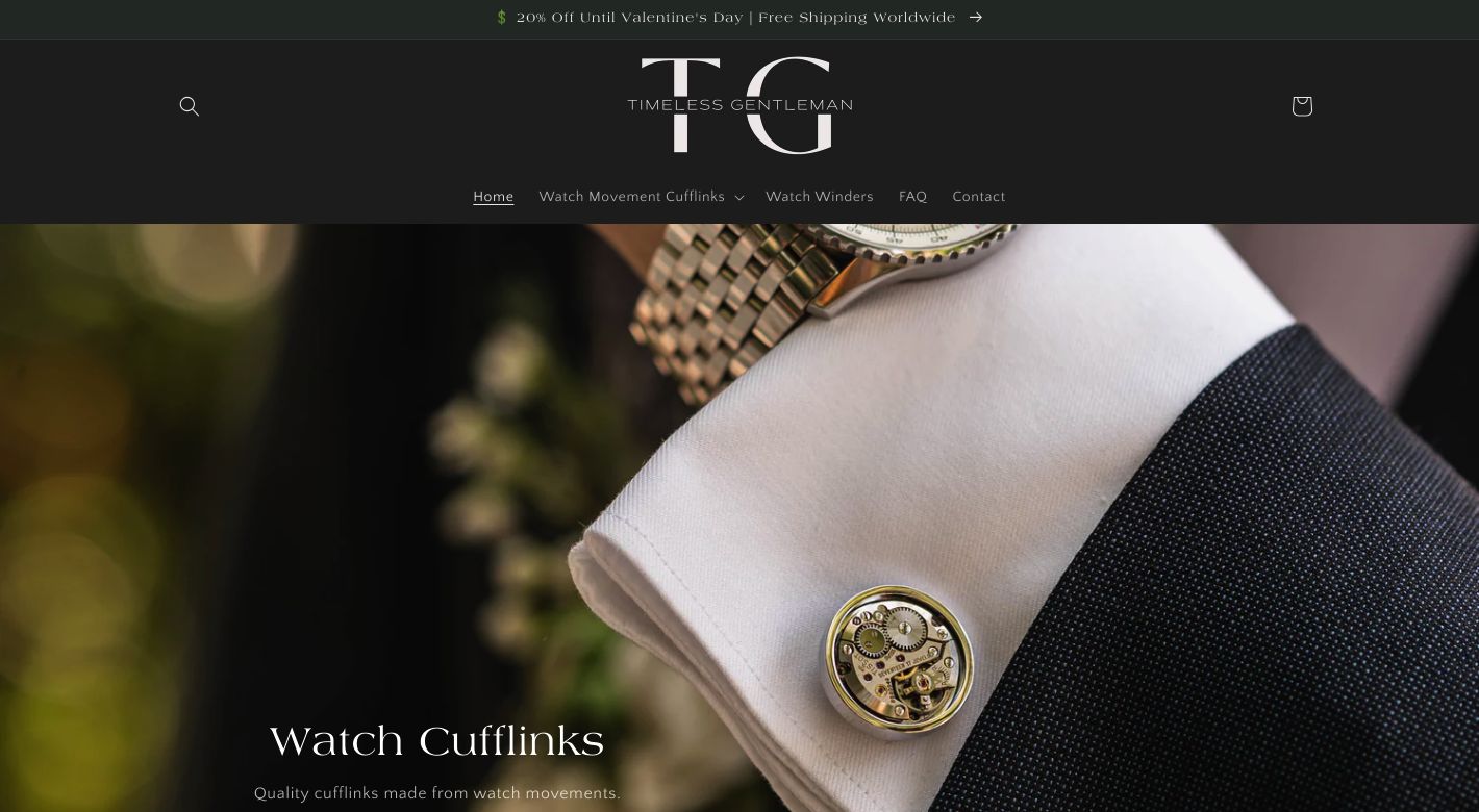 Timeless Gentleman Website