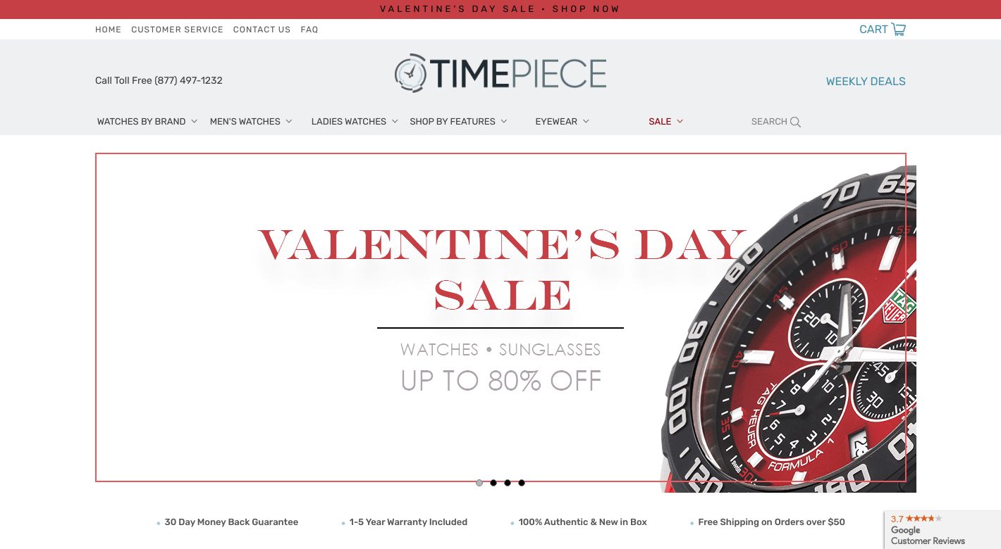 Timepiece.com Website