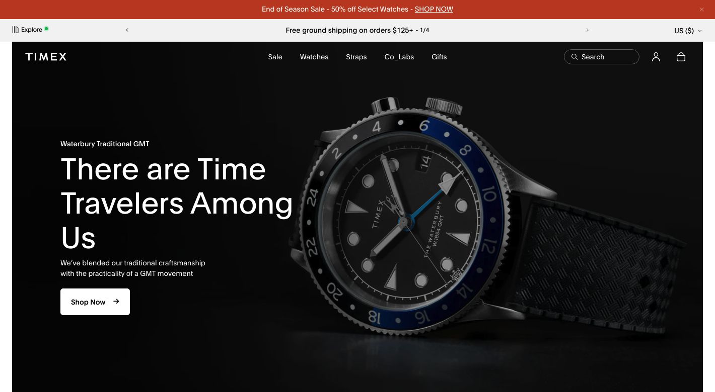 Timex Website