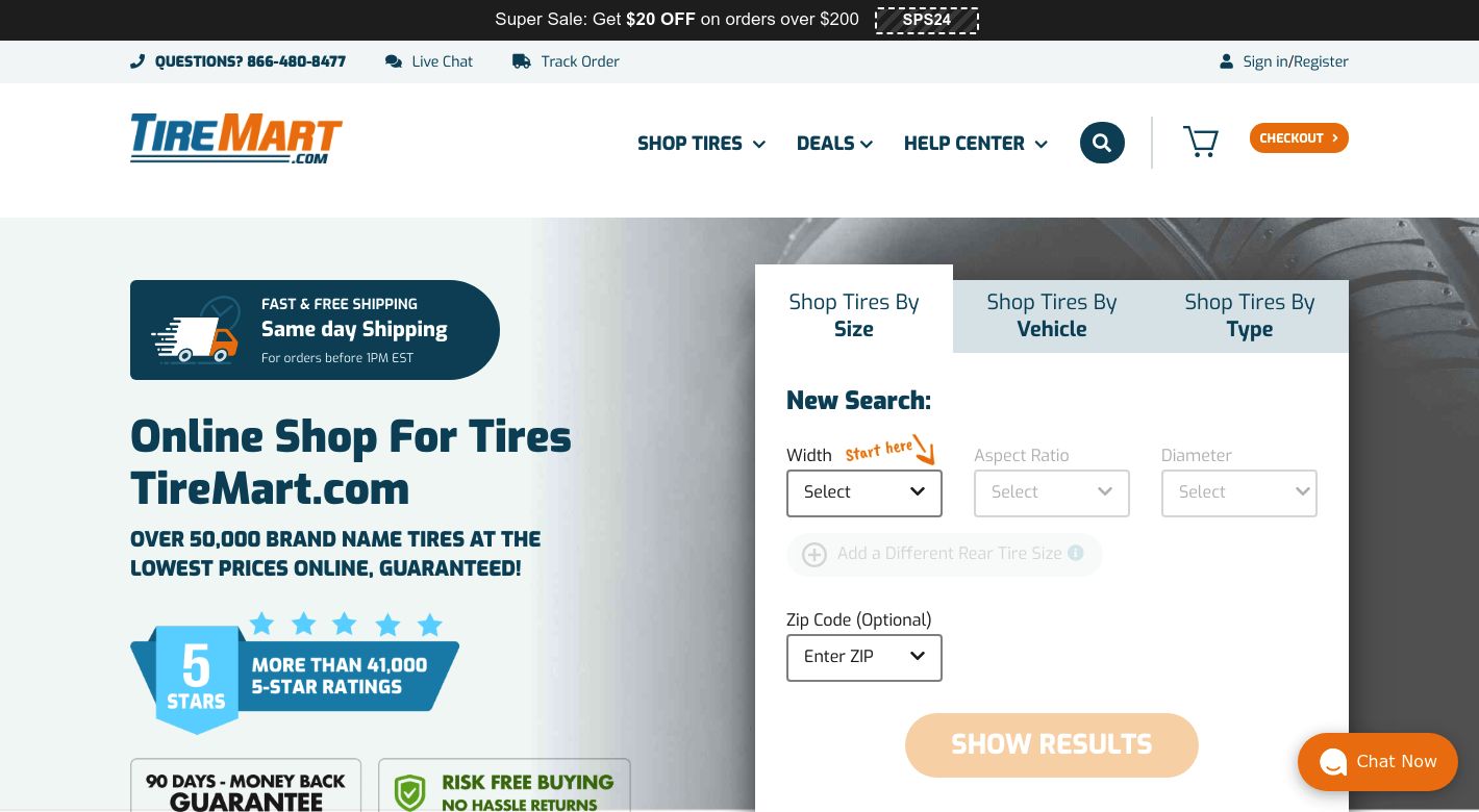 TireMart Website