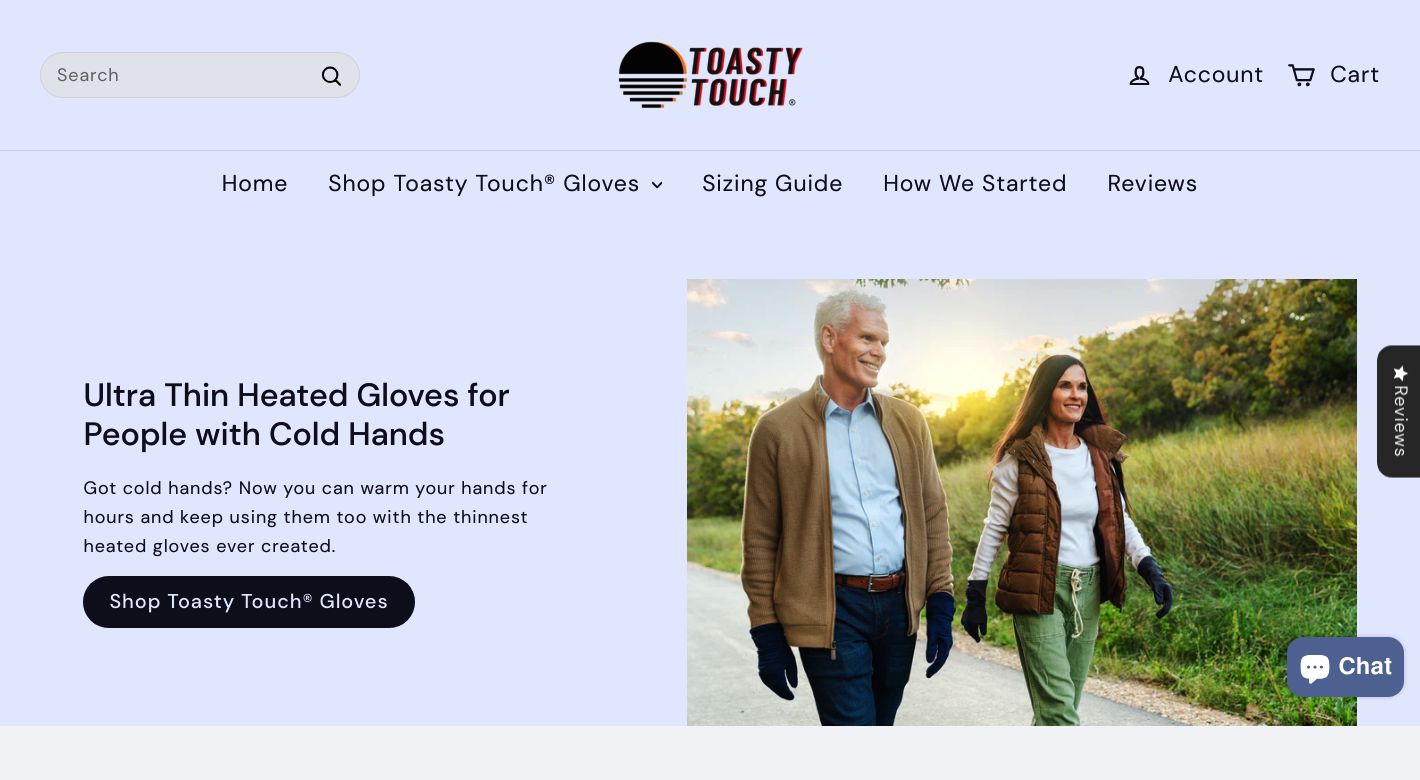 Toasty Touch Website