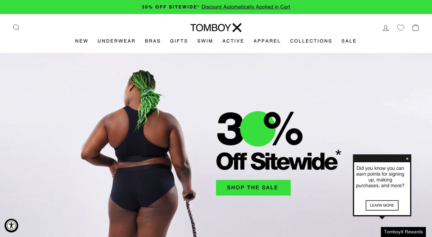 TomboyX Website