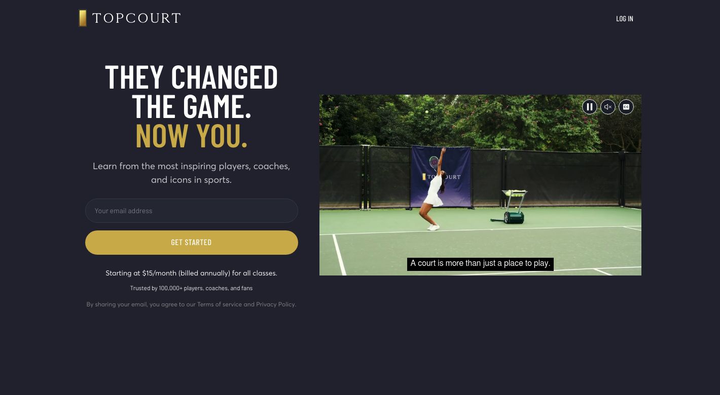 TopCourt Website