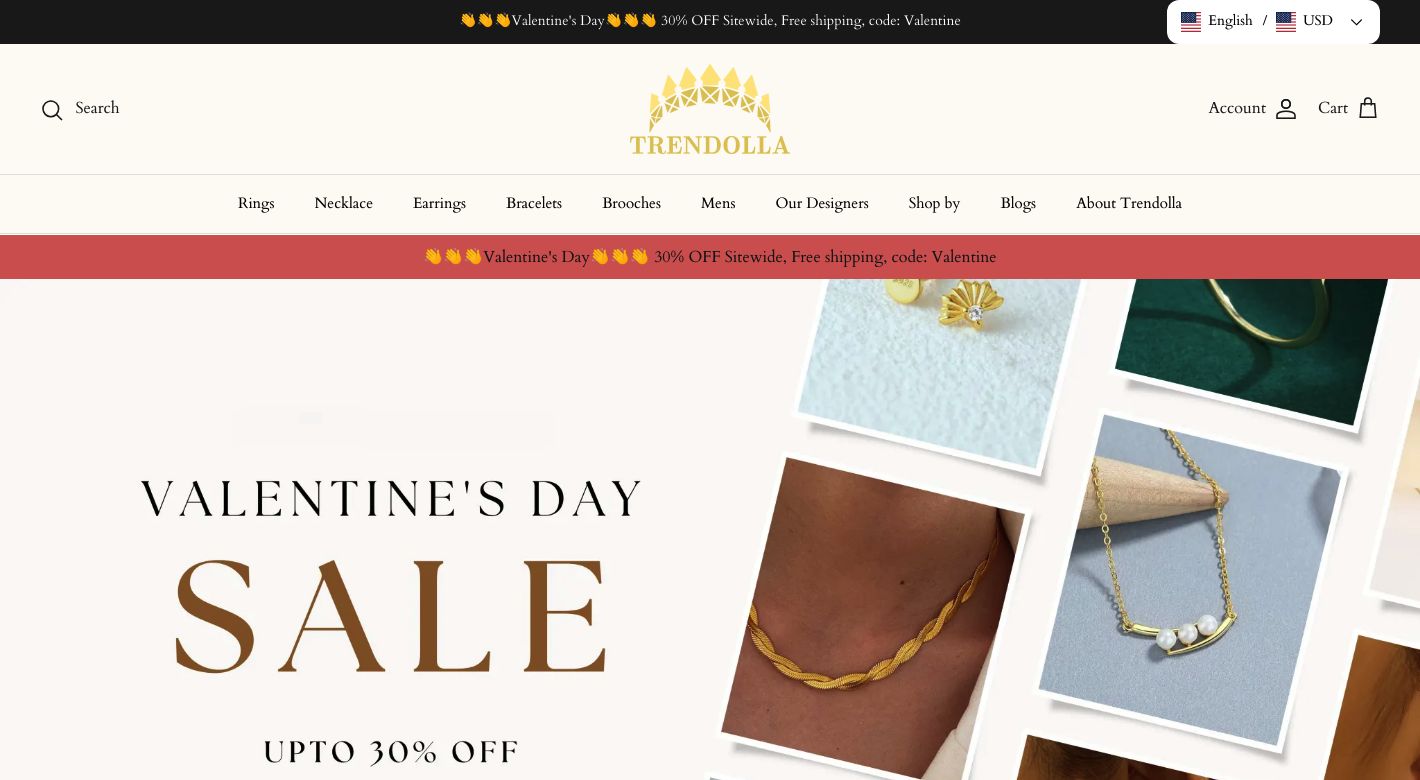 Trendolla Jewelry Website