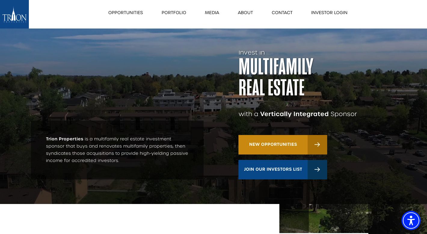 Trion Properties Website