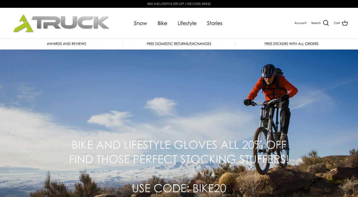 TRUCK Gloves Website