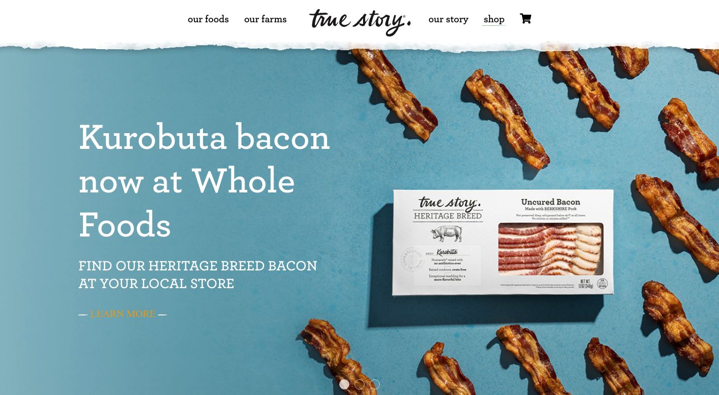 True Story Foods Website