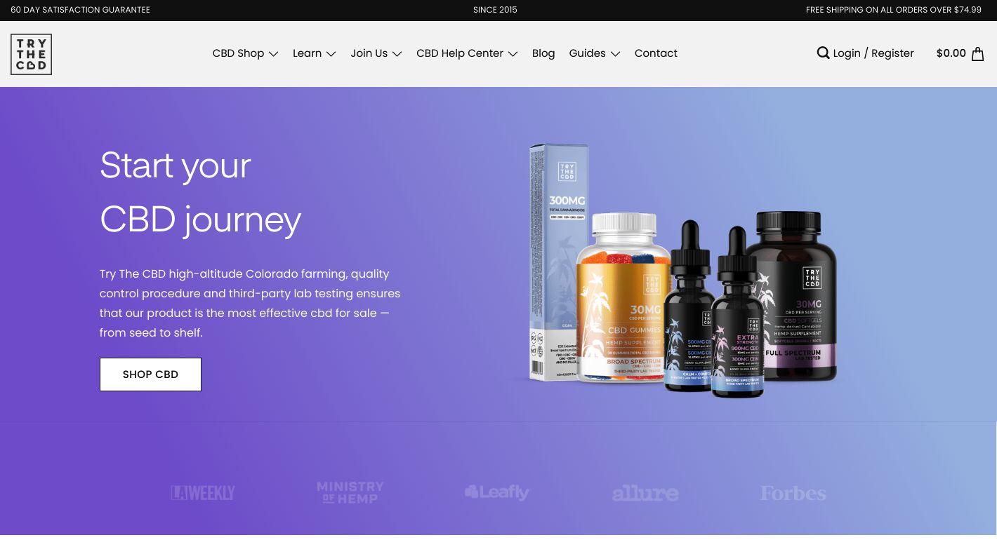 Try The CBD Website