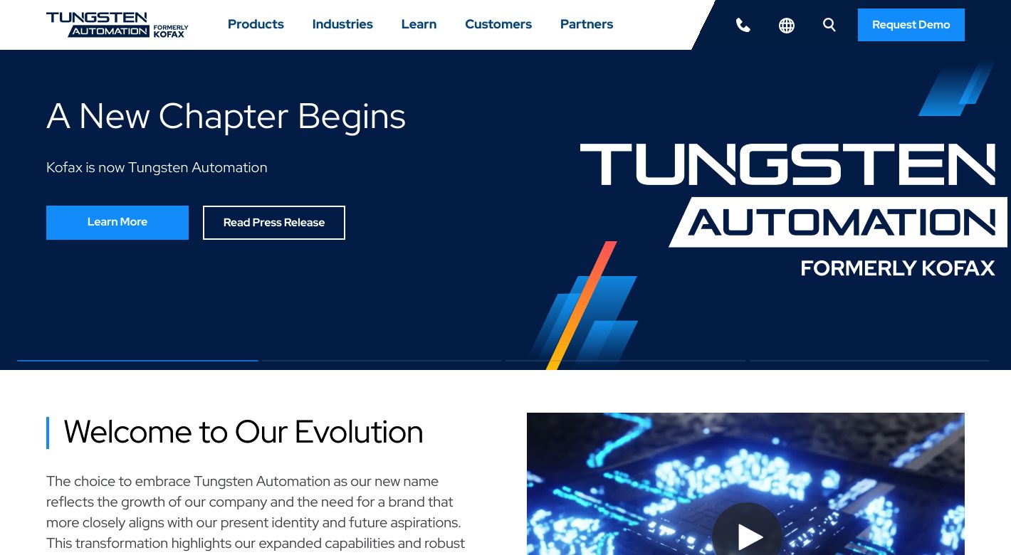 Tungsten Website