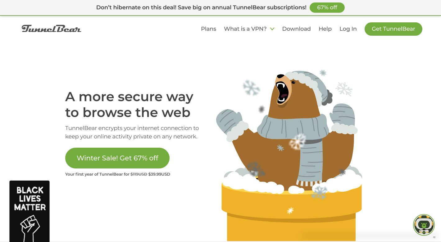 TunnelBear Website