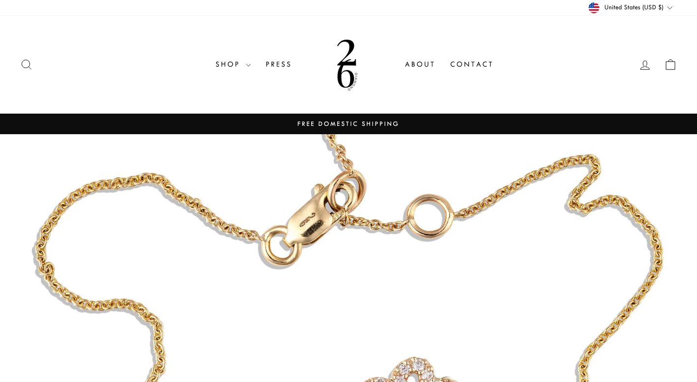 TWENTYSIXDIAMOND Website