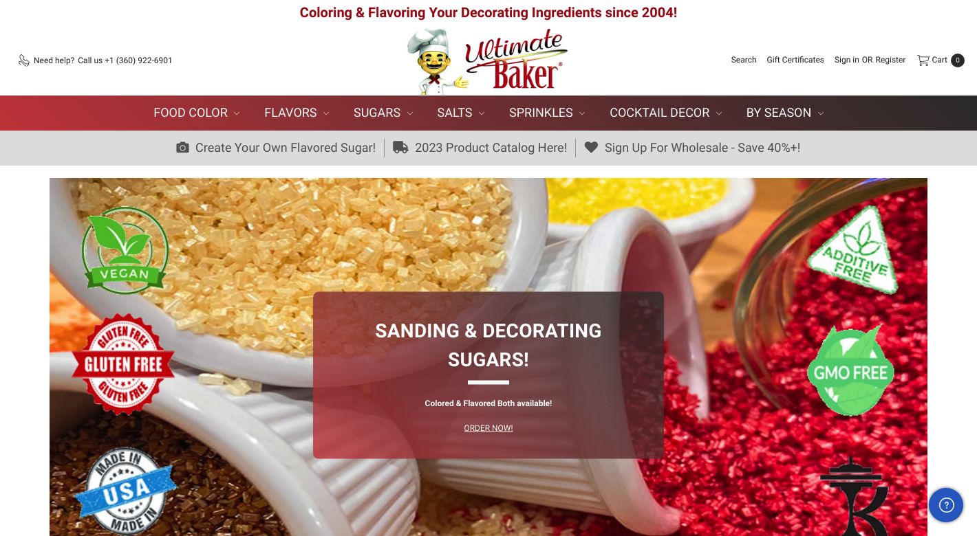 Ultimate Baker Website