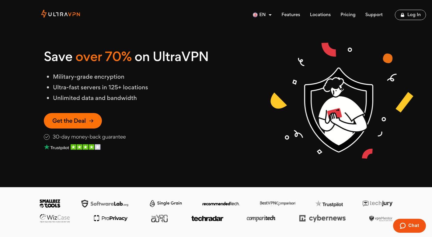 Ultra VPN Website