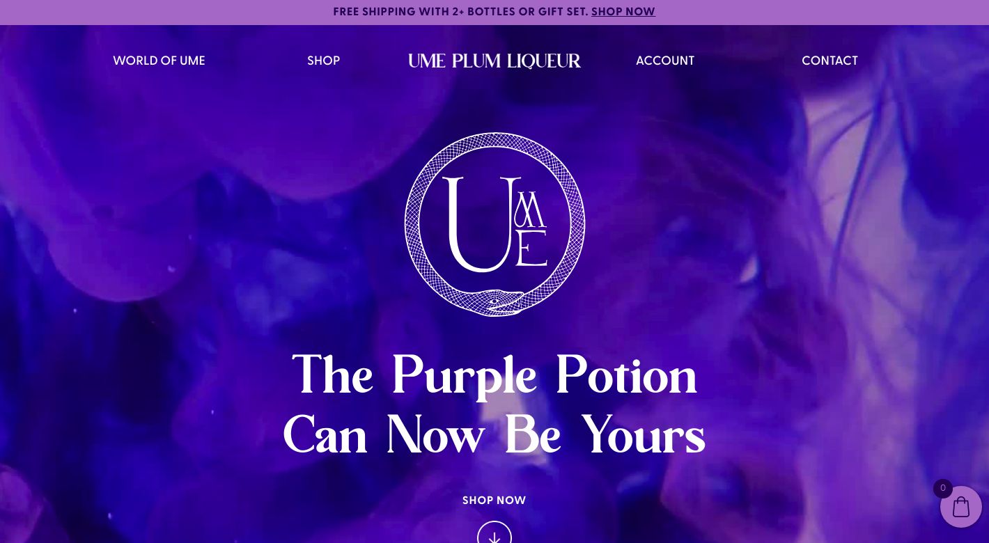 UME Plum Liqueur Website