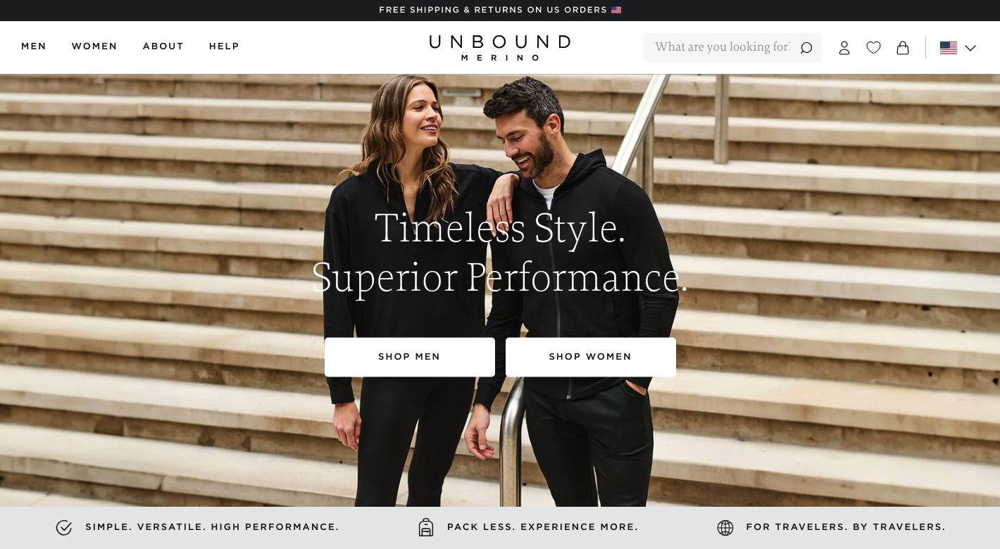 Unbound Merino Website