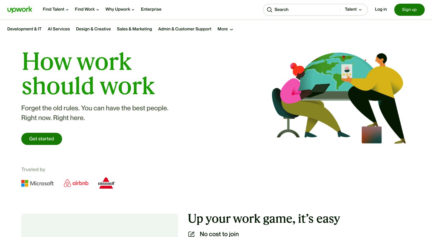 Upwork Website