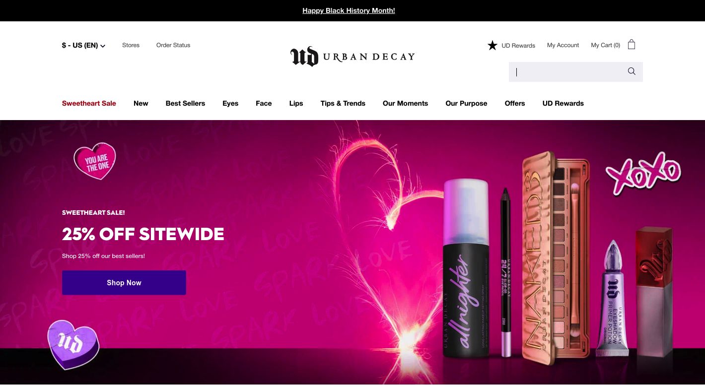 Urban Decay Website