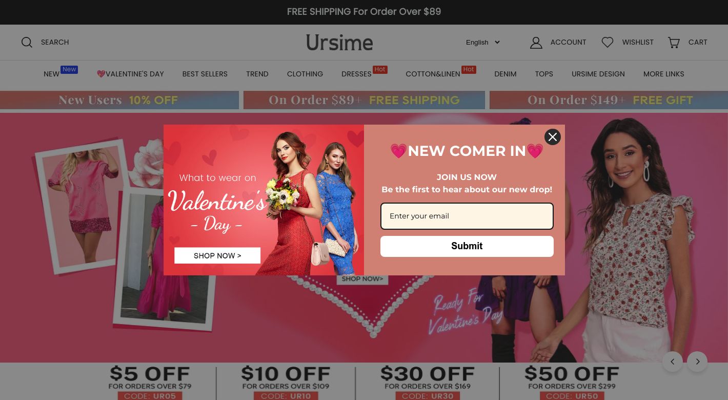 Ursime Website