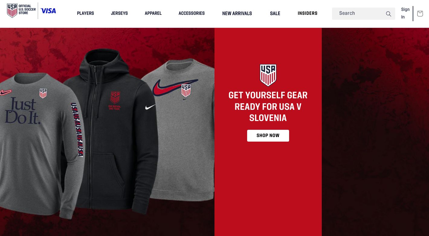 US Soccer Website