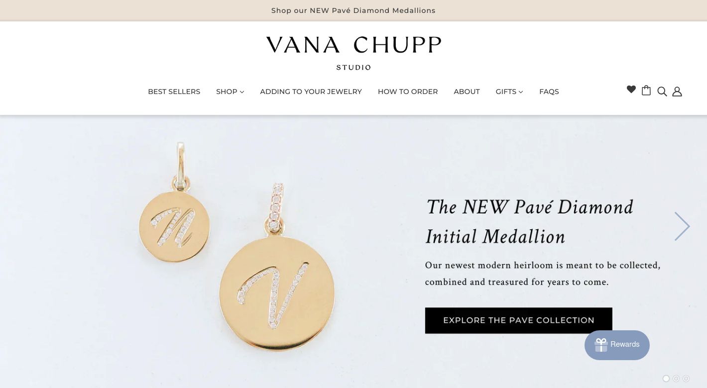 Vana Chupp Studio Website