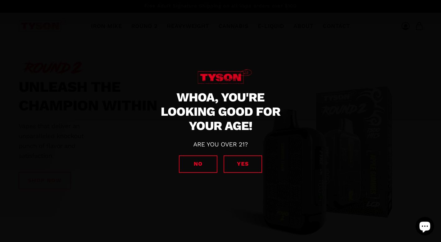 VapeTyson Website