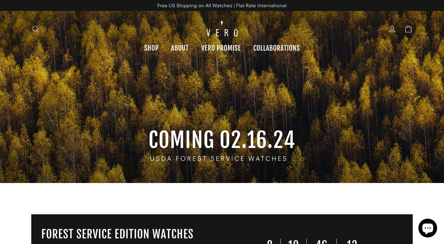 VERO Watches Website